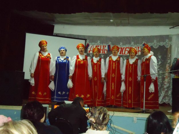 Праздничный концерт, посвящённый дню Великой Победы.